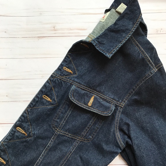 Men’s Denim Jean Jacket Size Medium - Picture 2 of 3